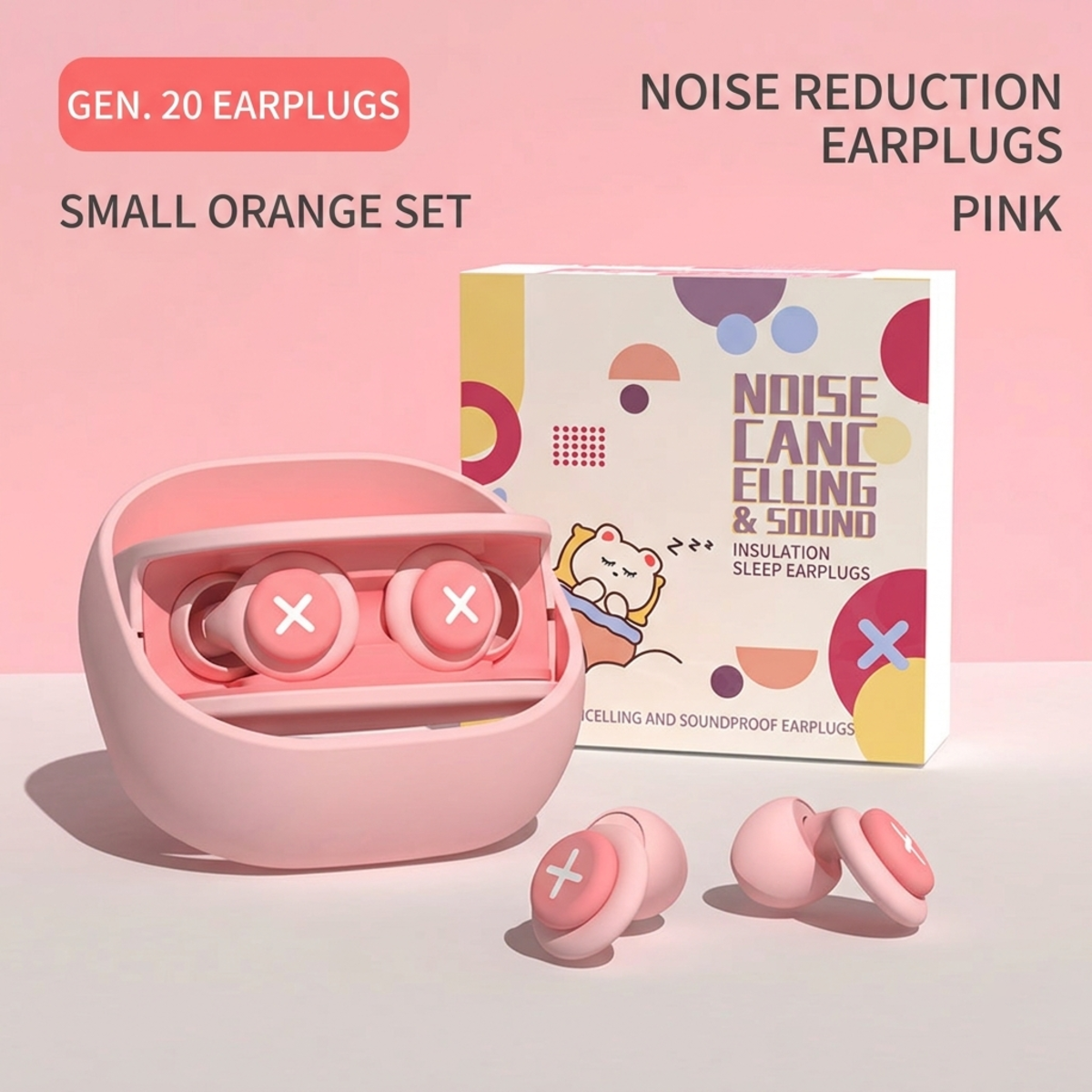 Geluiddempende Oordoppen voor Slapen - Herbruikbaar Siliconen 1