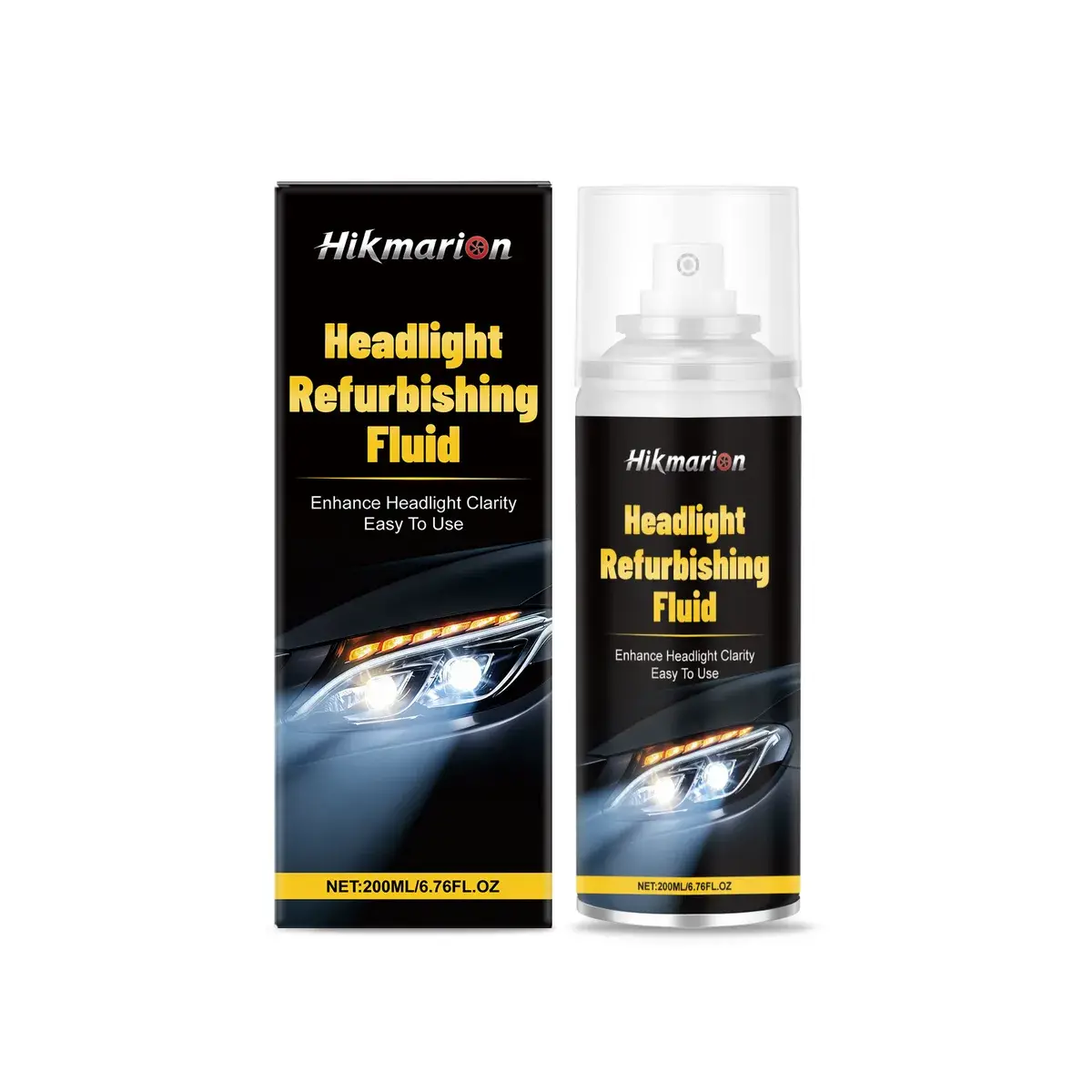 Koplampherstel Vloeistof - Maakt Vergeelde Koplampen Weer Helder