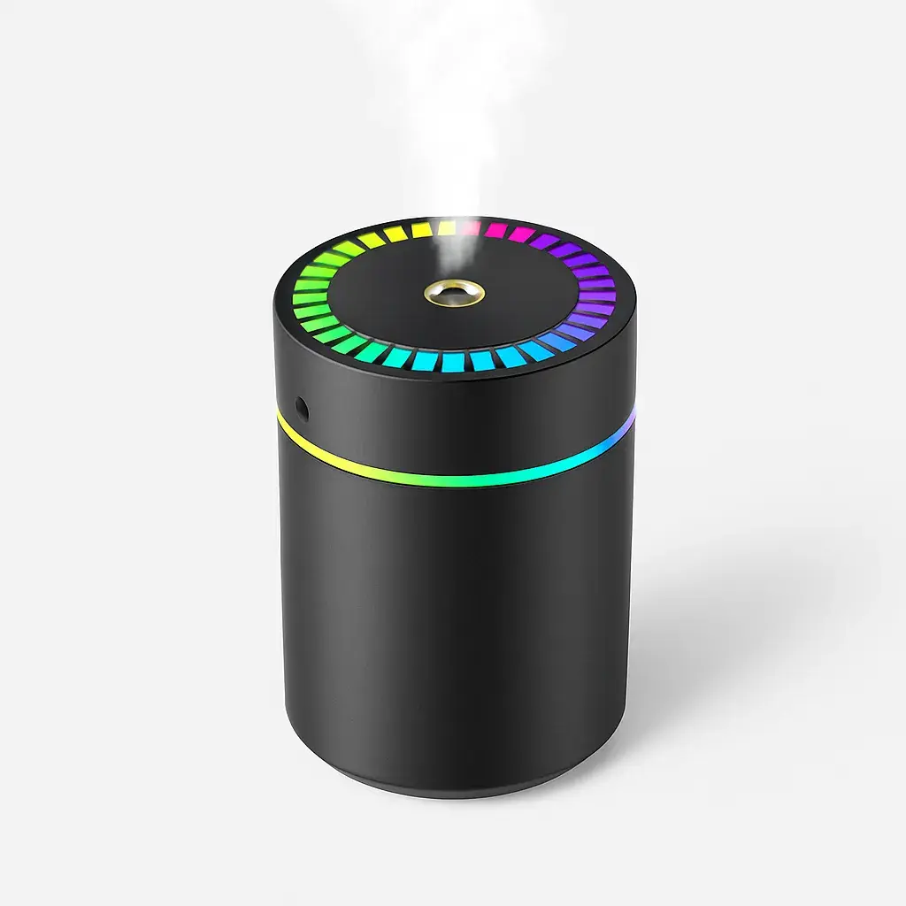 Kleurrijke LED USB Mini Luchtbevochtiger