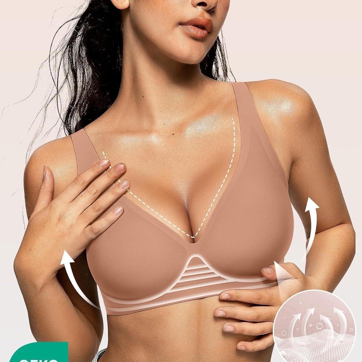 Draadloze Push-Up BH zonder Beugel - Comfort & Ondersteuning